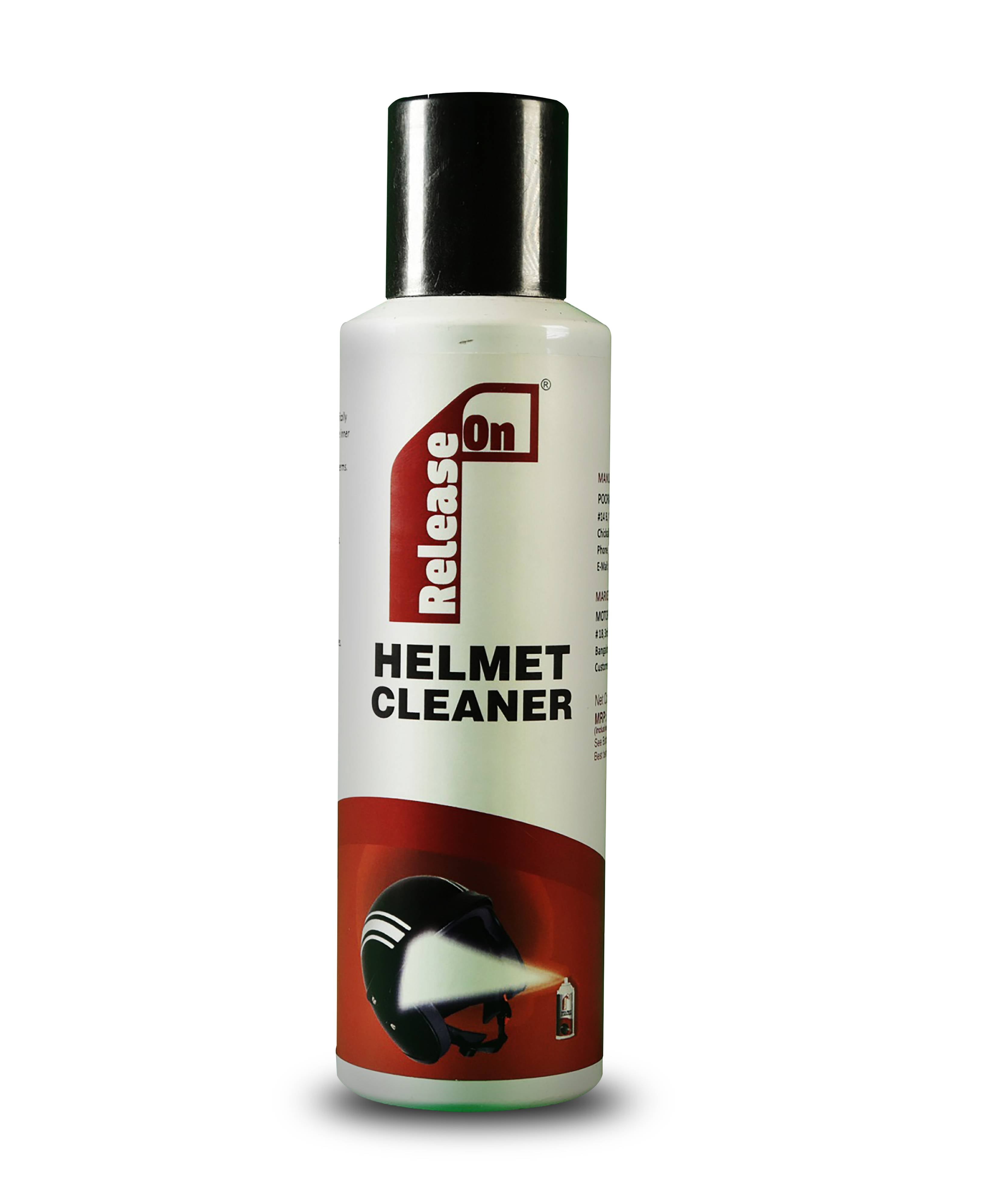Release On Helmet Cleaner
