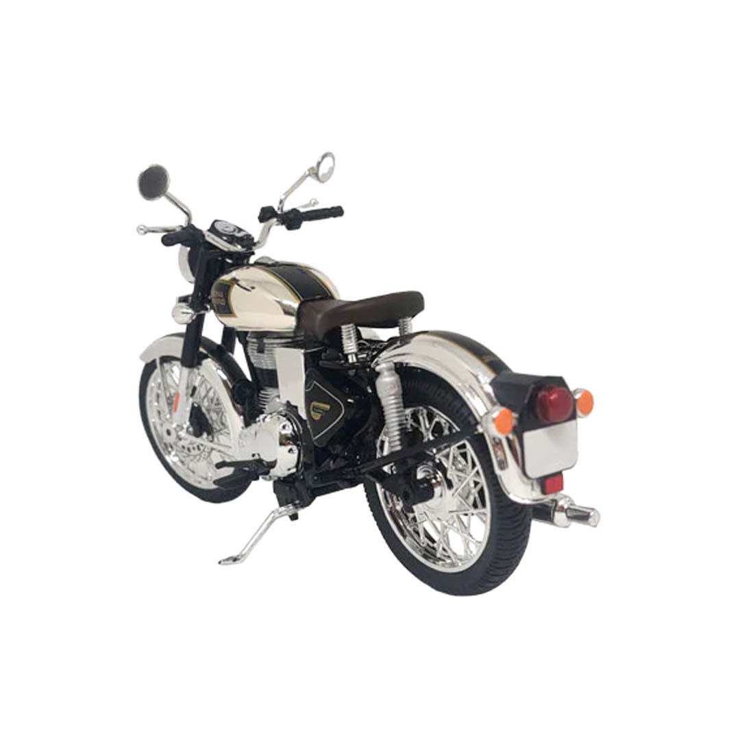 Maisto Toys Classic 350 Chrome Black