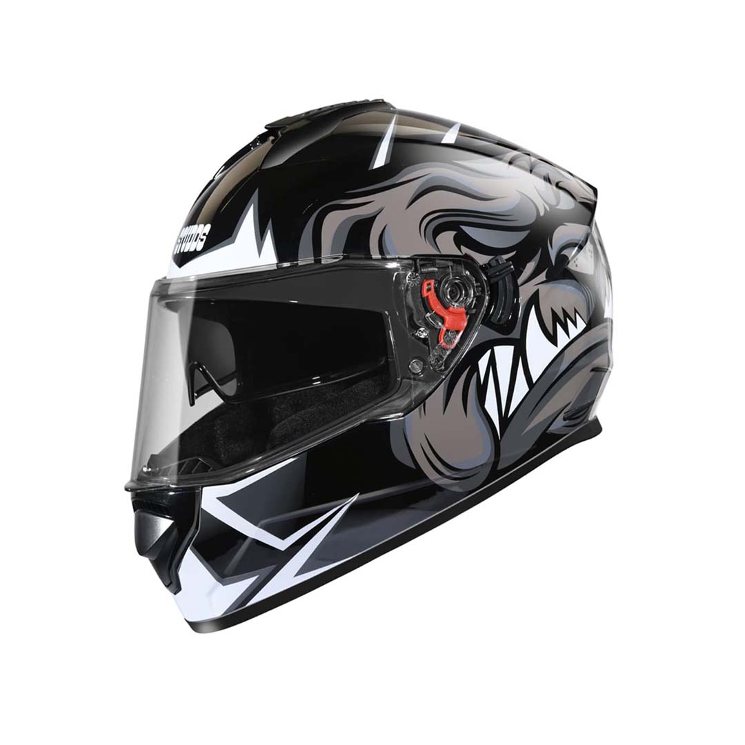 Studds Drifter D1 Matt Black N4 Grey