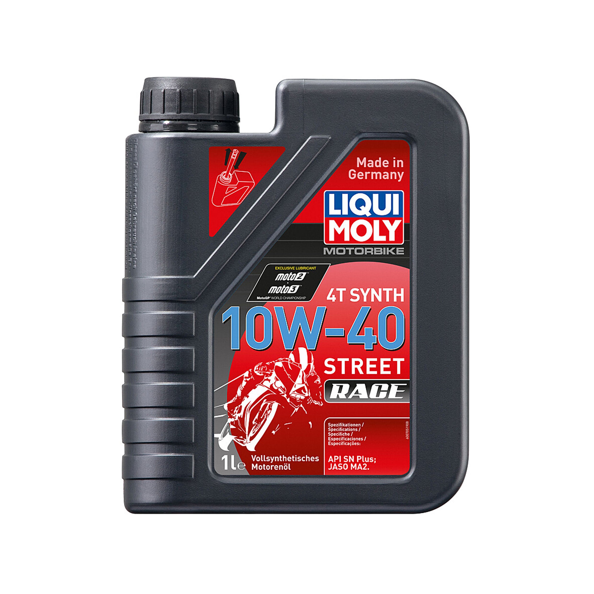 LIQUI MOLY 10W40 STREET RACE 4本セット Liqui Moly 4T 10W40 Street Race