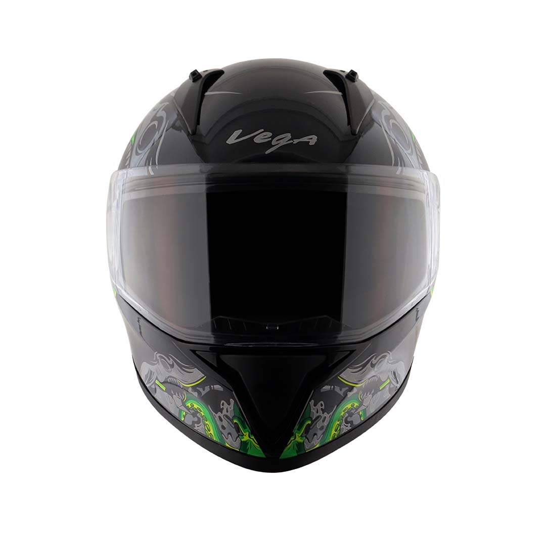Vega Bolt Octopus Black Neon Green