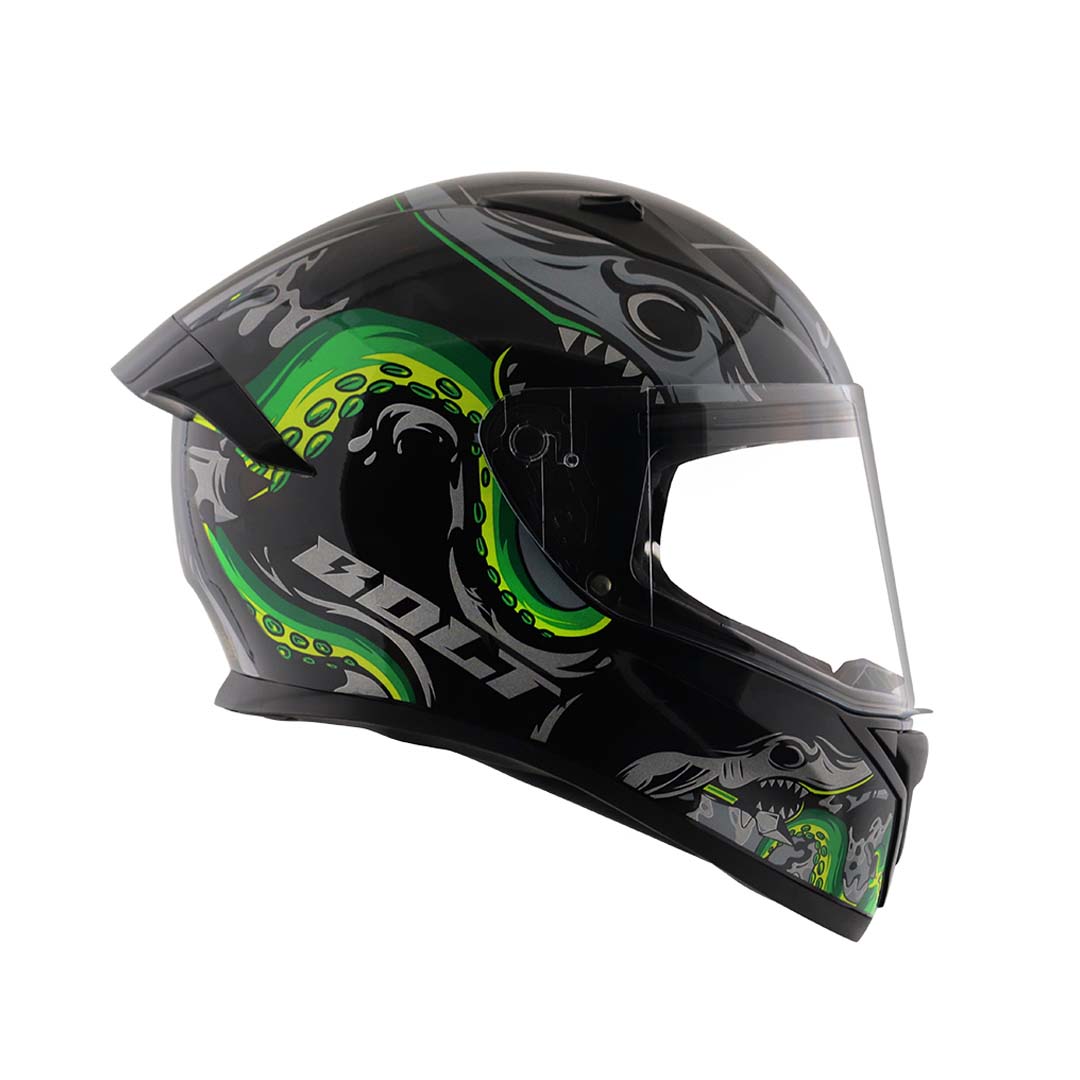 Vega Bolt Octopus Black Neon Green