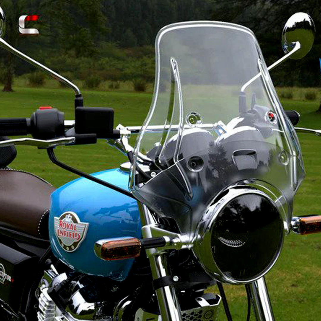 Carbon Racing WANDERER Premium Windshield for Royal Enfield Interceptor 650 V2 (Version 2)