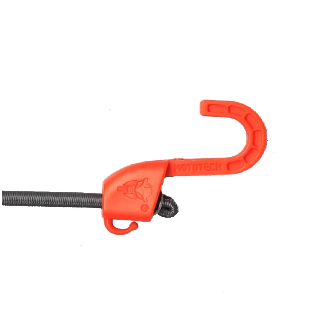 Mototech Hexapod Bungee Tie-down System - 32/80cms - Grey + Orange