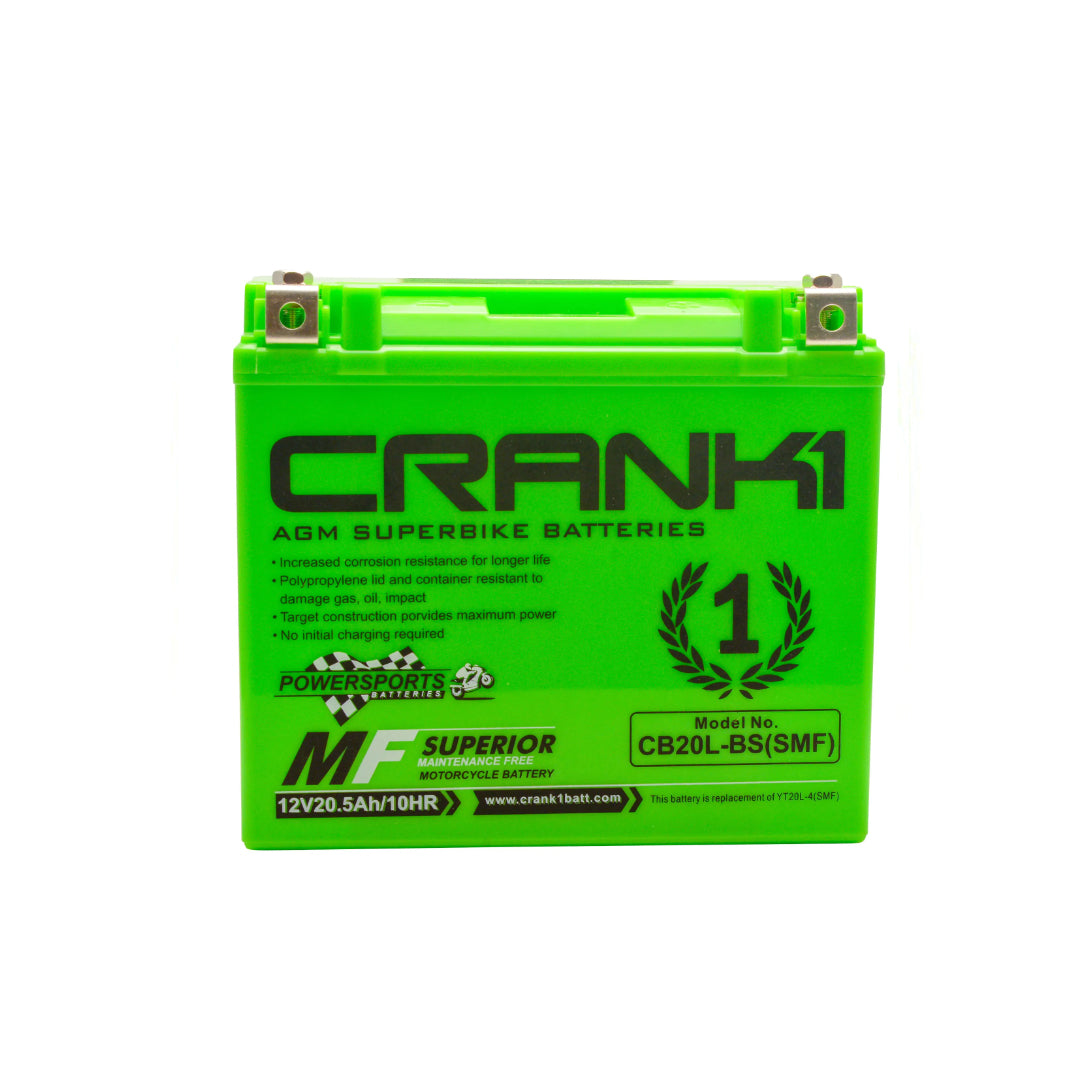 Crank1 Battery For Harley Davidson Fat BOB (2008 >)