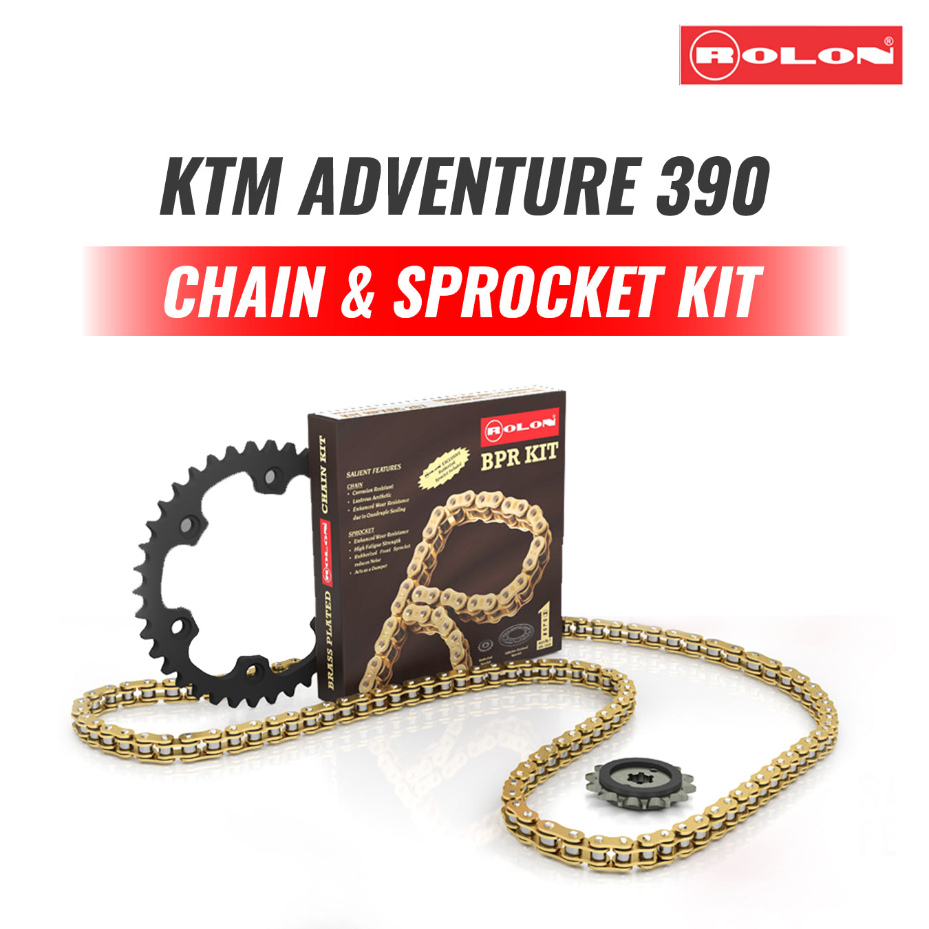 Rolon Brass Chain Sprocket For KTM Adventure 250/ 390