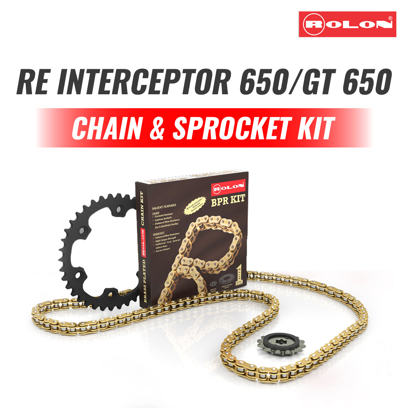 Chain Sprocket For Royal Enfield Interceptor 650/GT 650-Rolon Brass