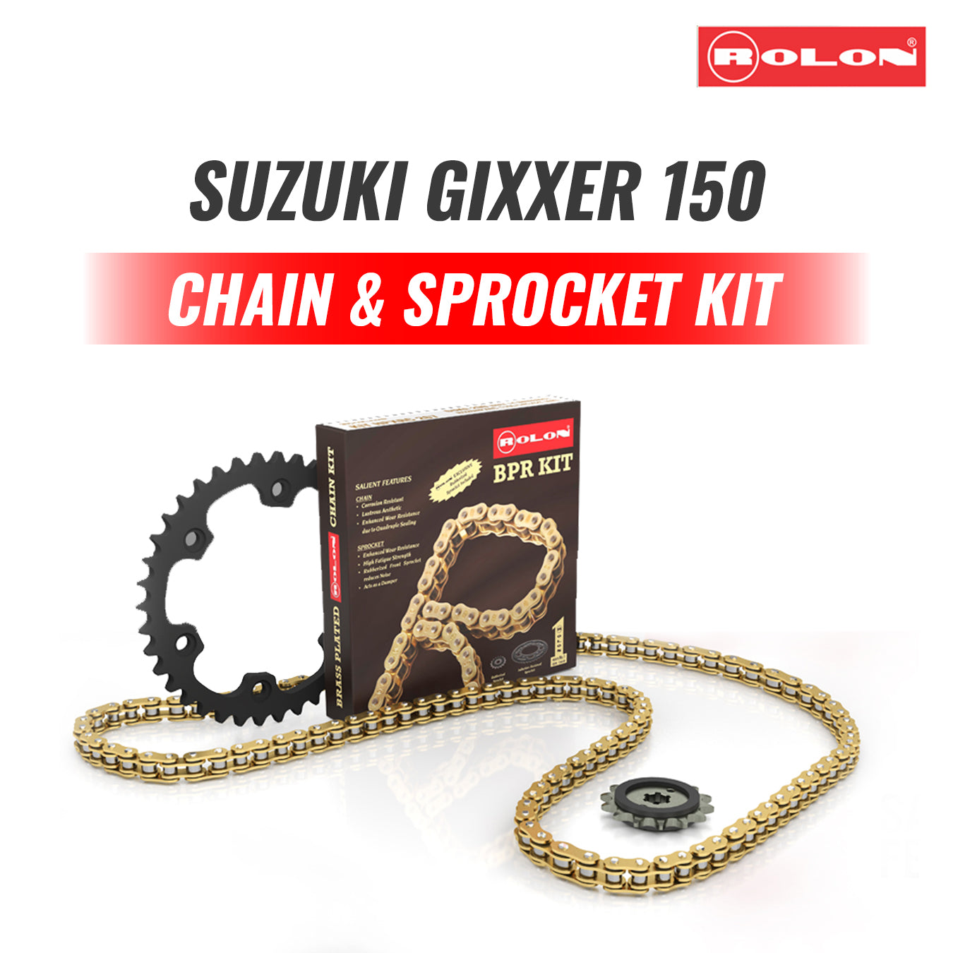 Suzuki gixxer sf 150 chain sprocket on sale price