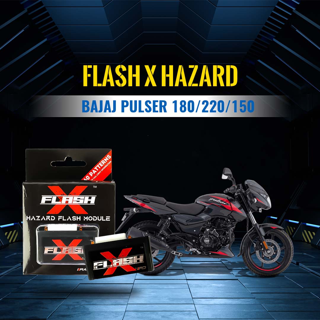 Flash X Hazard For Bajaj Pulsar 180