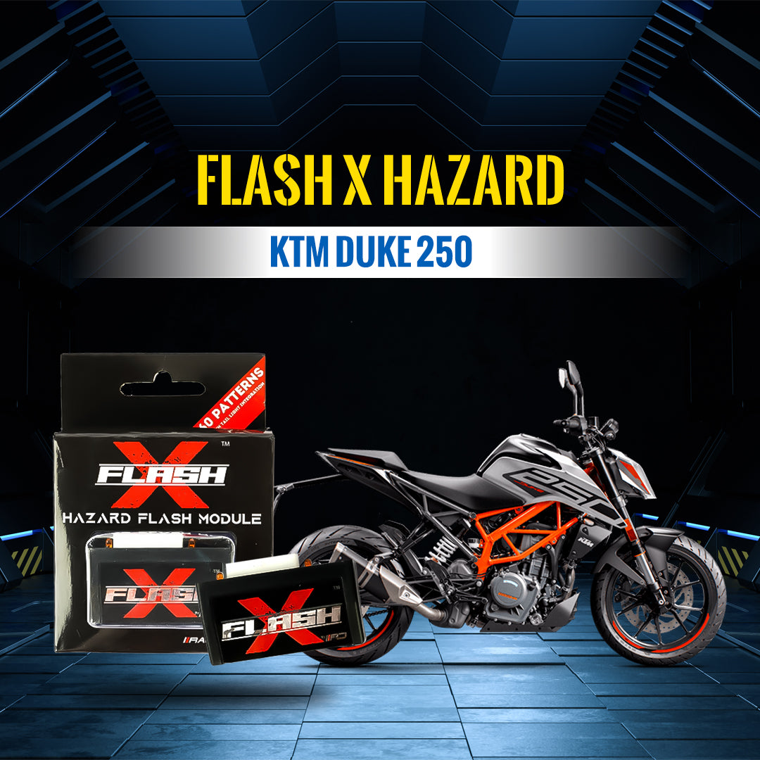 Flash X Hazard For KTM RC 250/Duke 250