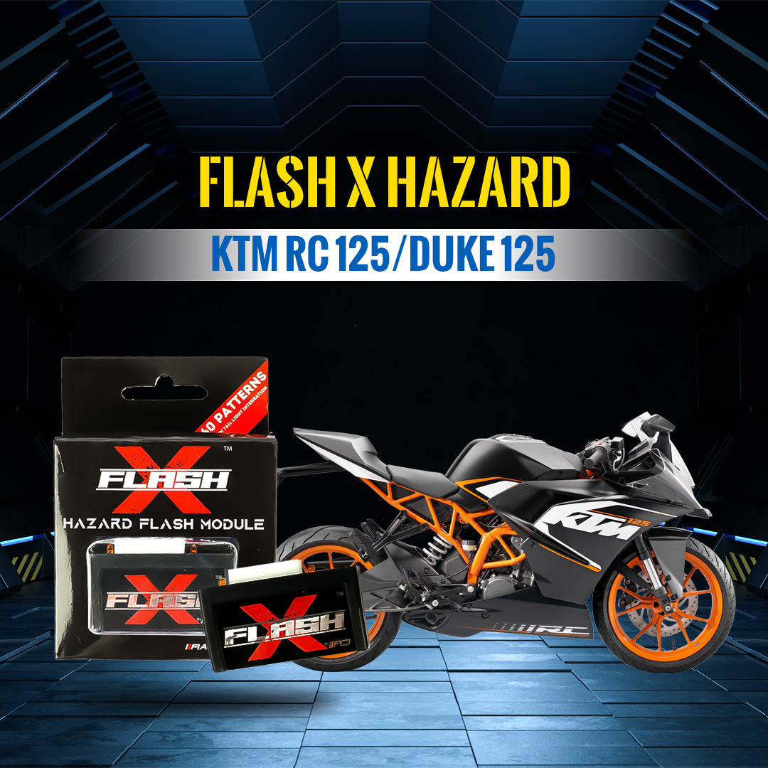 Flash X Hazard For KTM RC125/Duke 125