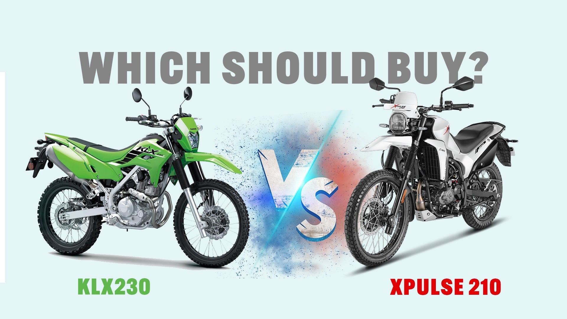 Kawasaki KLX 230 vs Hero Xpulse 210 Spec Comparison: What’s Different?
