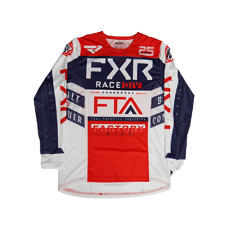 Fxr Podium Gladiator Mx Jersey 22 White/Red/Navy With Pant/Jersey/Pant