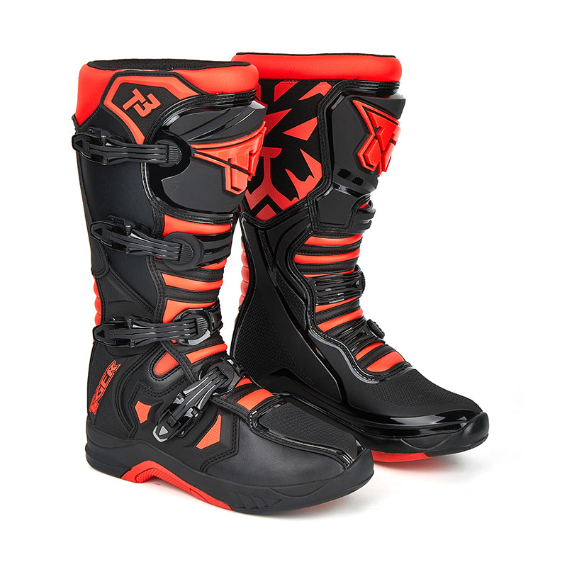 TR MTR T3 Motocross Riding Boots – Off-Road Motorcycle Boots with TPU Protection & Anti-Slip Sole