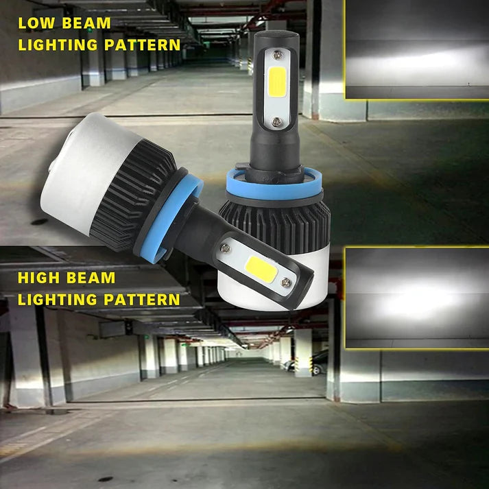 NIGHTEYE H8/H9/H11/H16 LED Headlight Bulb for Car and Bike White