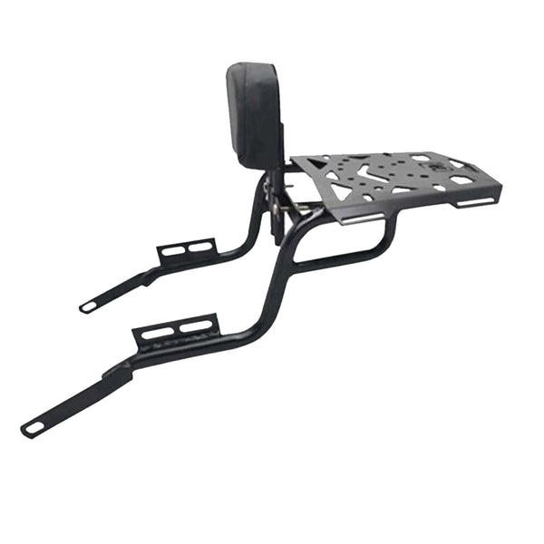 Back Rest With Carrier For Royal Enfield Meteor Black