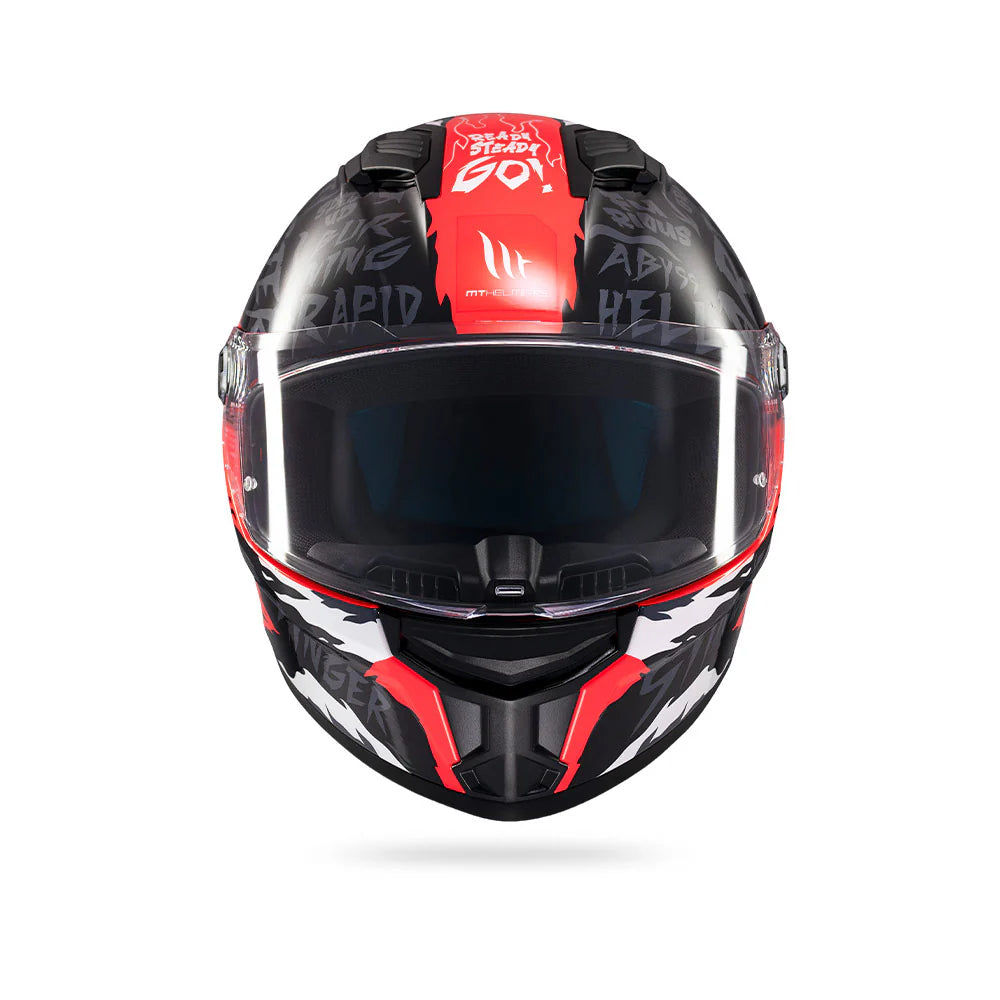 MT Stinger 2 Ardent C5 Gloss Full Face Helmet – ECE 22.06 & 5-Star SHARP Rated Graphic Helmet
