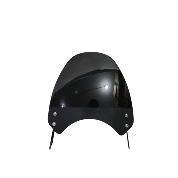 MotoCare Black Small Visor for Royal Enfield Hunter 350 – Stylish & Durable Wind Deflector