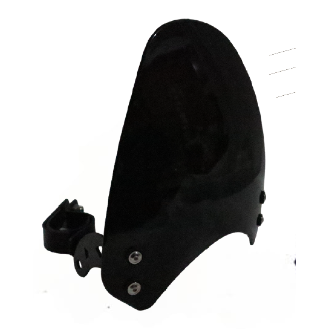 MotoCare Small Visor with Clamp for Royal Enfield Meteor 350 - Stylish & Functional