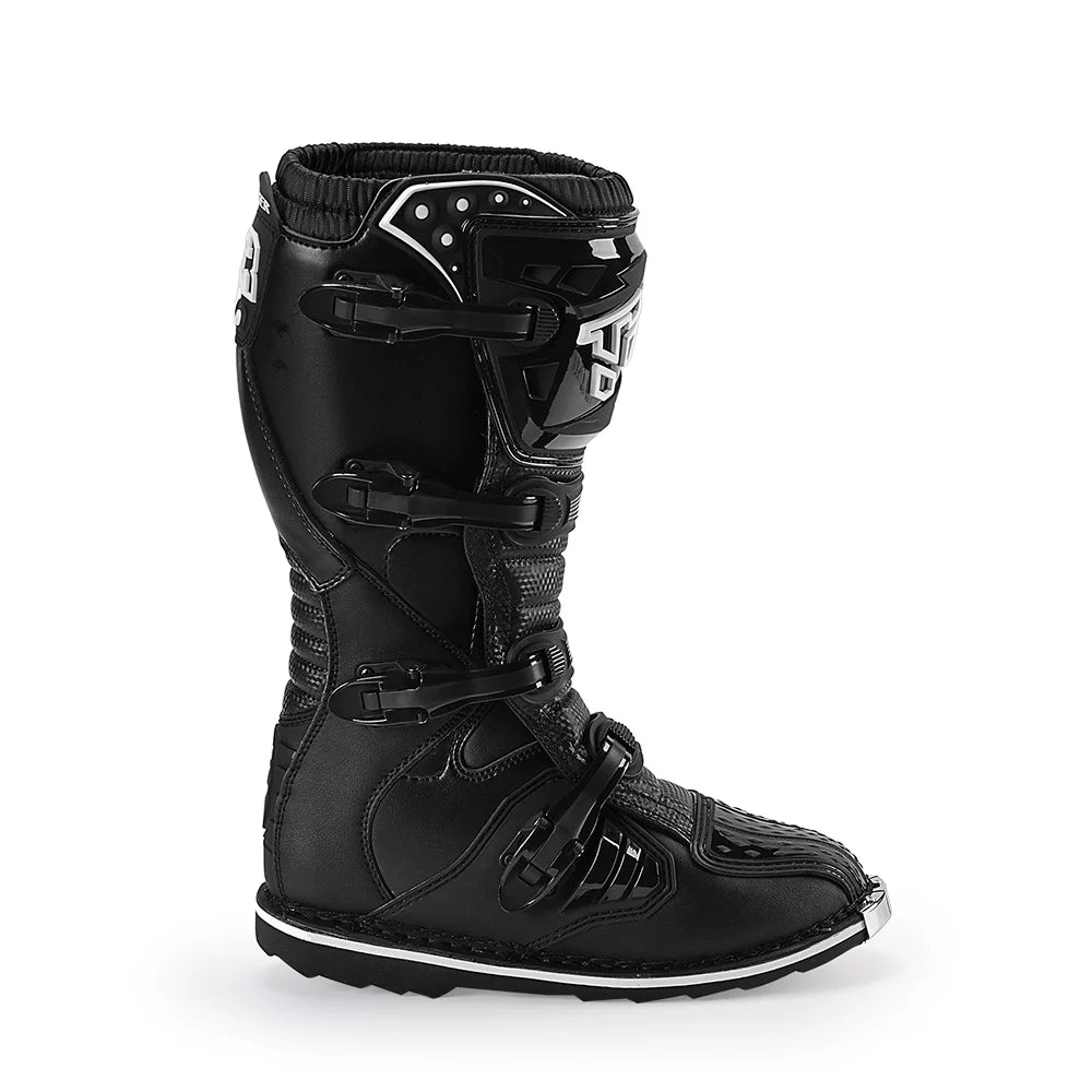 Tiger TR E001 Black Motocross Boots for Off-Road Riding