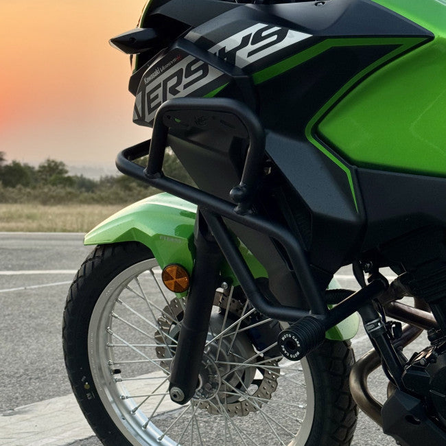 CRASH GUARD WITH DUAL SLIDERS FOR KAWASAKI VERSYS 300 | MOTO CARE