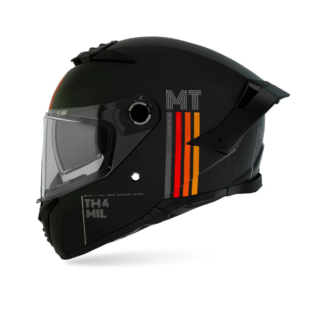 MT Thunder 4 SV A11 MIL Gloss Motorcycle Riding Helmet