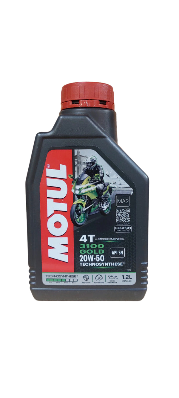 Motul 3100 4T Gold 20W-50 Semi Synthetic Engine Oil