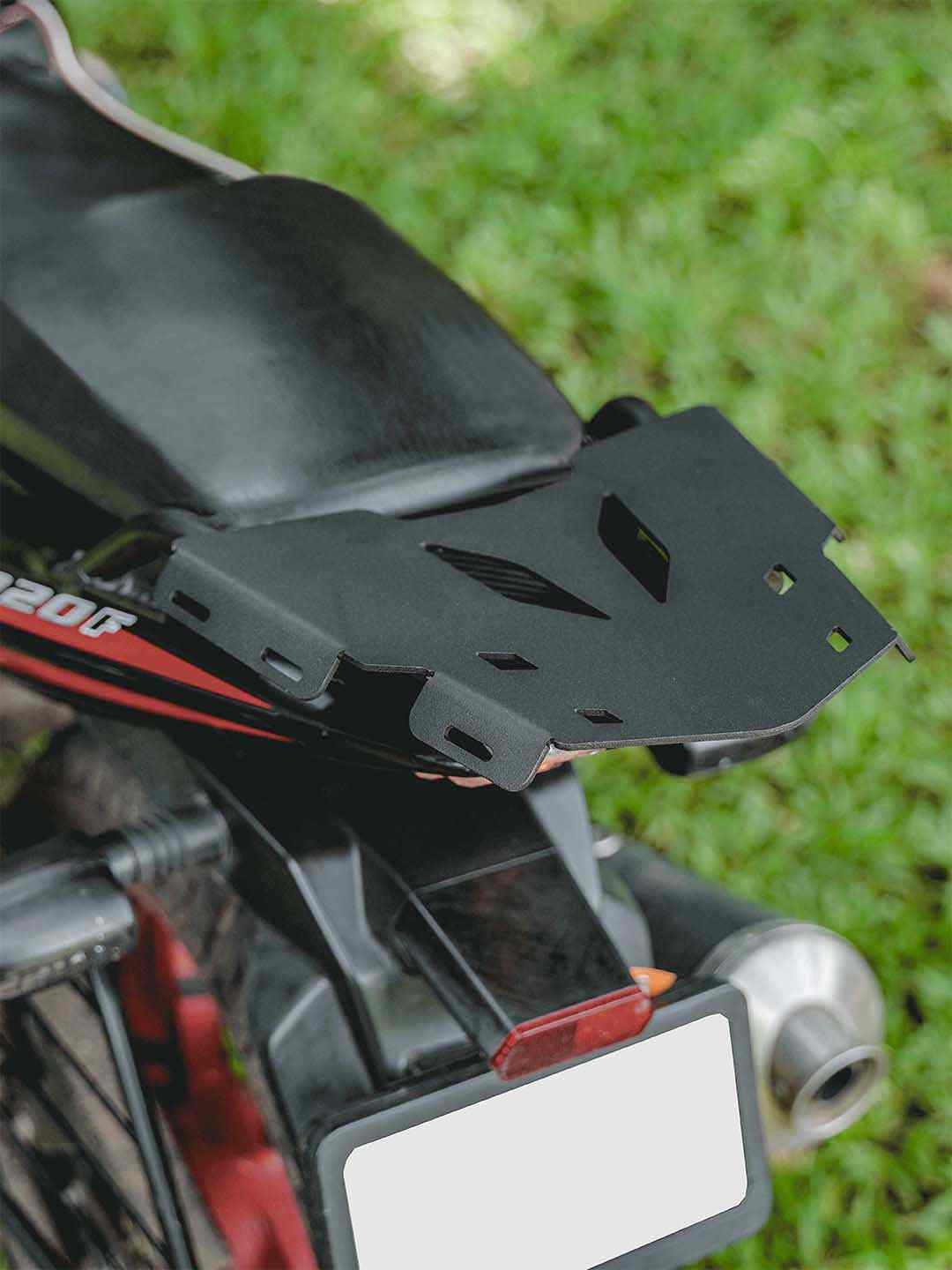 Bajaj Pulsar 150/180/220 Top Rack - Black - JB Racing