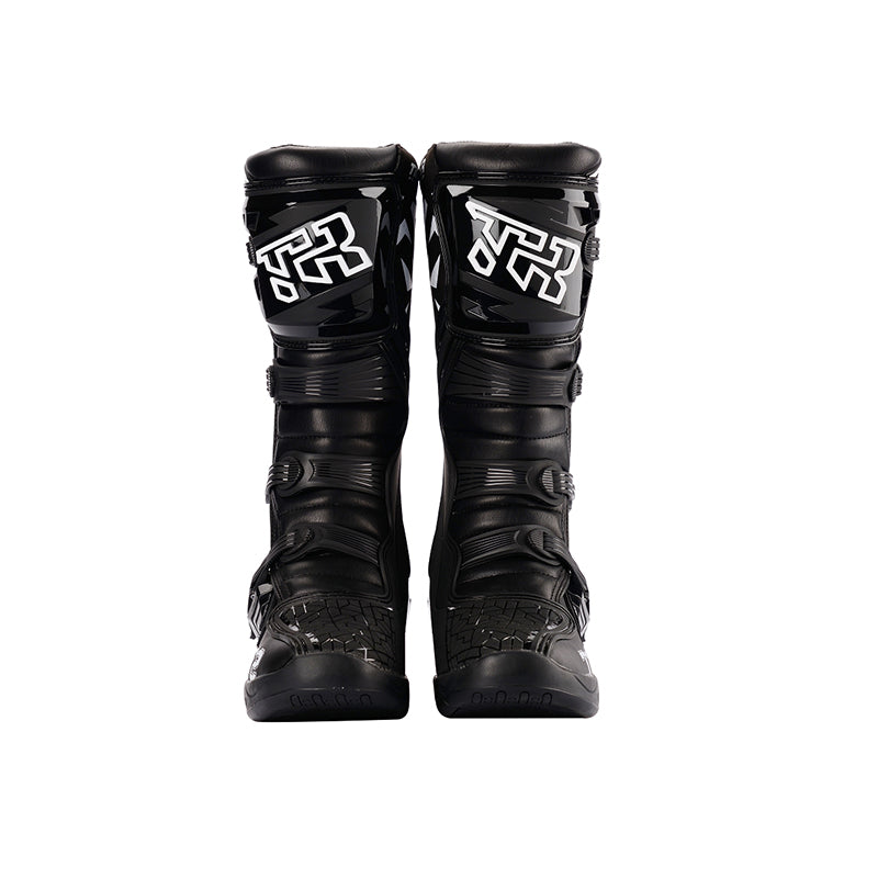 TR MTR T2 Motocross Off-Road Boots Black – Motorcycle Riding Boots with TPU Protection & Anti-Slip Sole