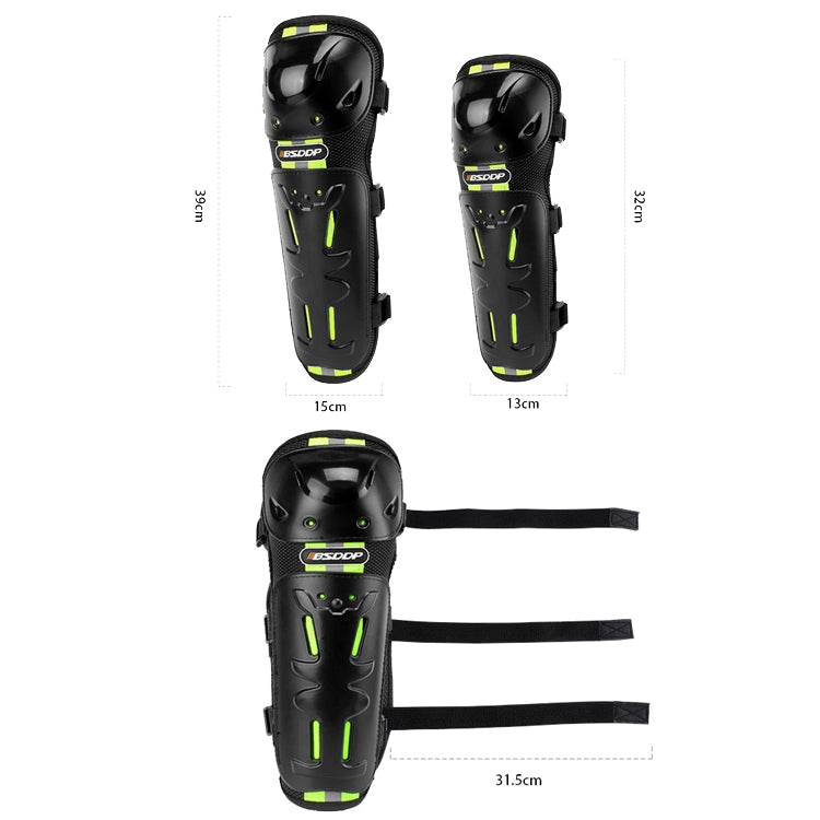 Motorcycle Knee Pad-BSDDP-Black/Nean