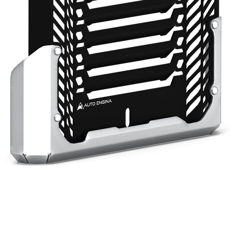 Auto Engina Radiator Guard for Triumph Scrambler 400X - Black Silver