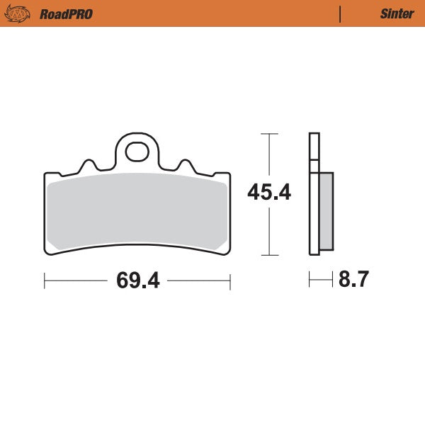 MotoMaster Brake Pads for BMW G310GS / G310R