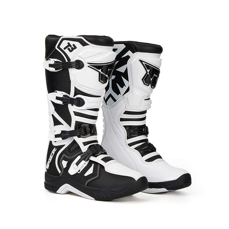 TR MTR T3 Motocross Riding Boots – Off-Road Motorcycle Boots with TPU Protection & Anti-Slip Sole