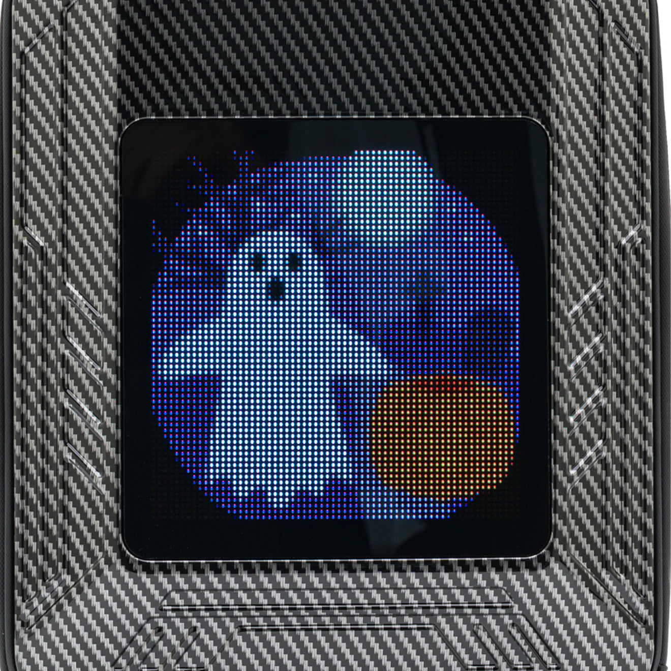 LED Screen Medium Titanium Backpack | Waterproof Smart Backpack with Custom Display