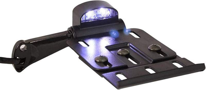 Aftermarket Number Plate Holder with Integrated LED Light