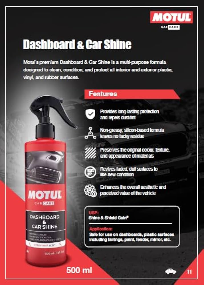 Motul Dashboard & Car Shine