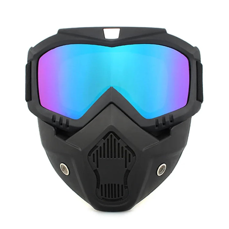 BSDDP Riding Facemask with Goggles