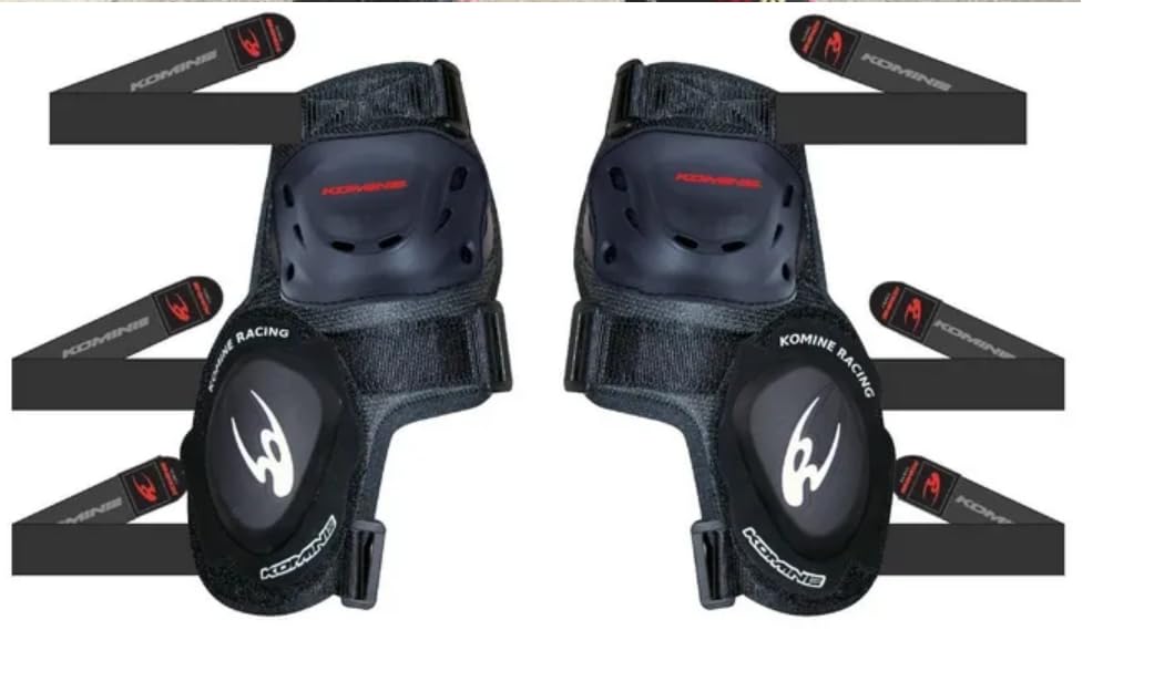 KOMINE Racing Knee Guard with Racing Sliders (free size)