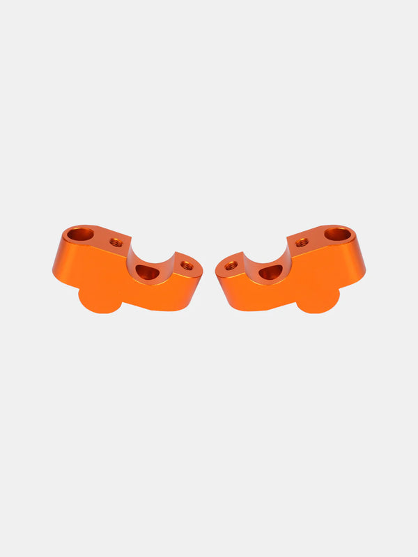 KTM 390 Adventure Handlebar Risers - Height Increase - Orange