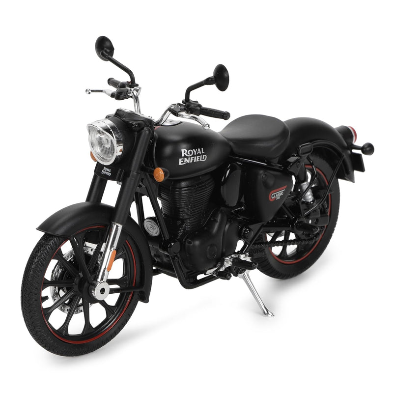 Maisto Royal Enfield Classic 350 Dark Stealth Black Scale Model