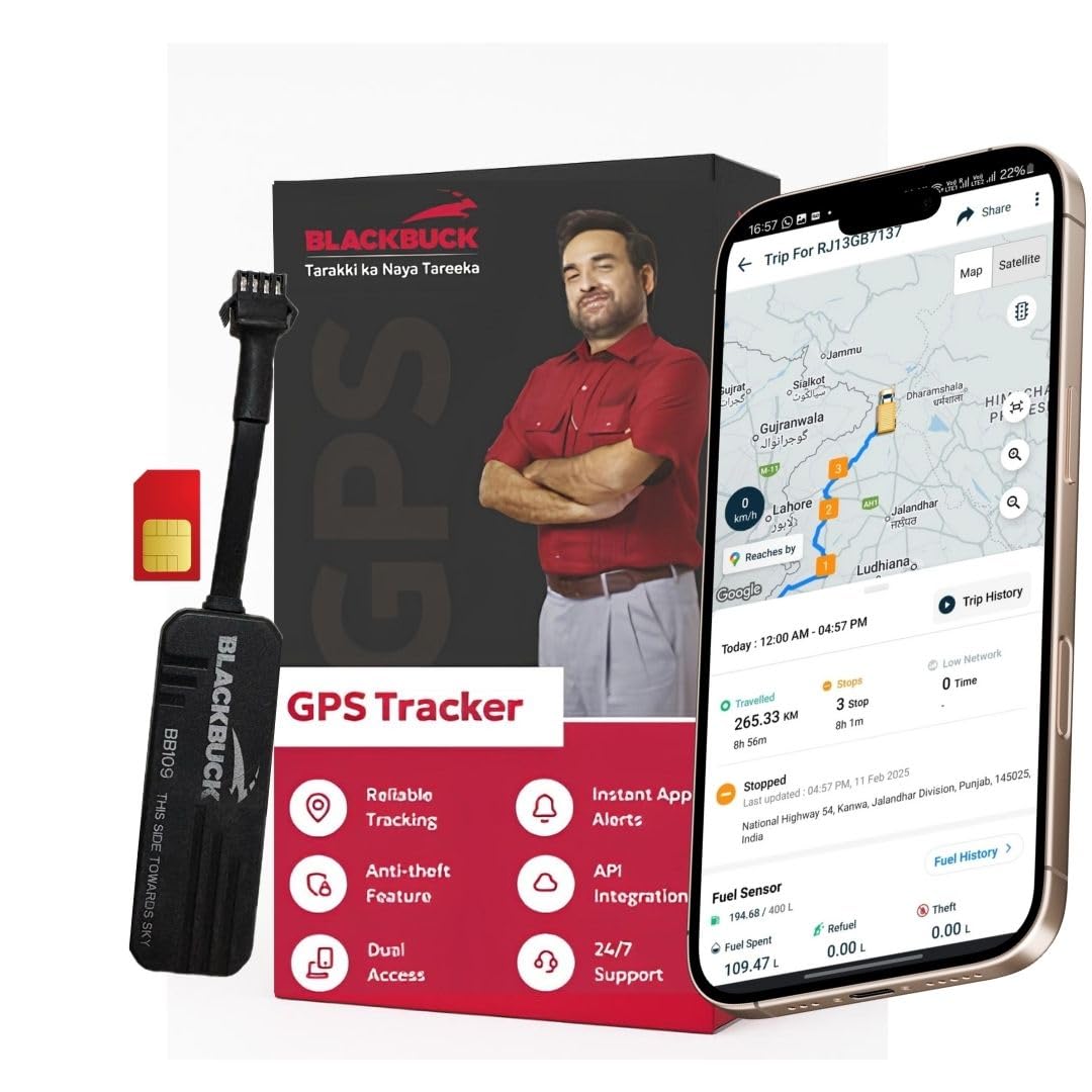 BlackBuck GPS Tracker for Car and Motorcycle