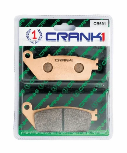 Crank1 Sintered Brake Pads for Triumph T100 Air Cooled