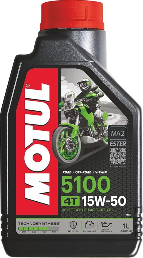 Motul 5100 4T 15W-50 Semi Synthetic Engine Oil