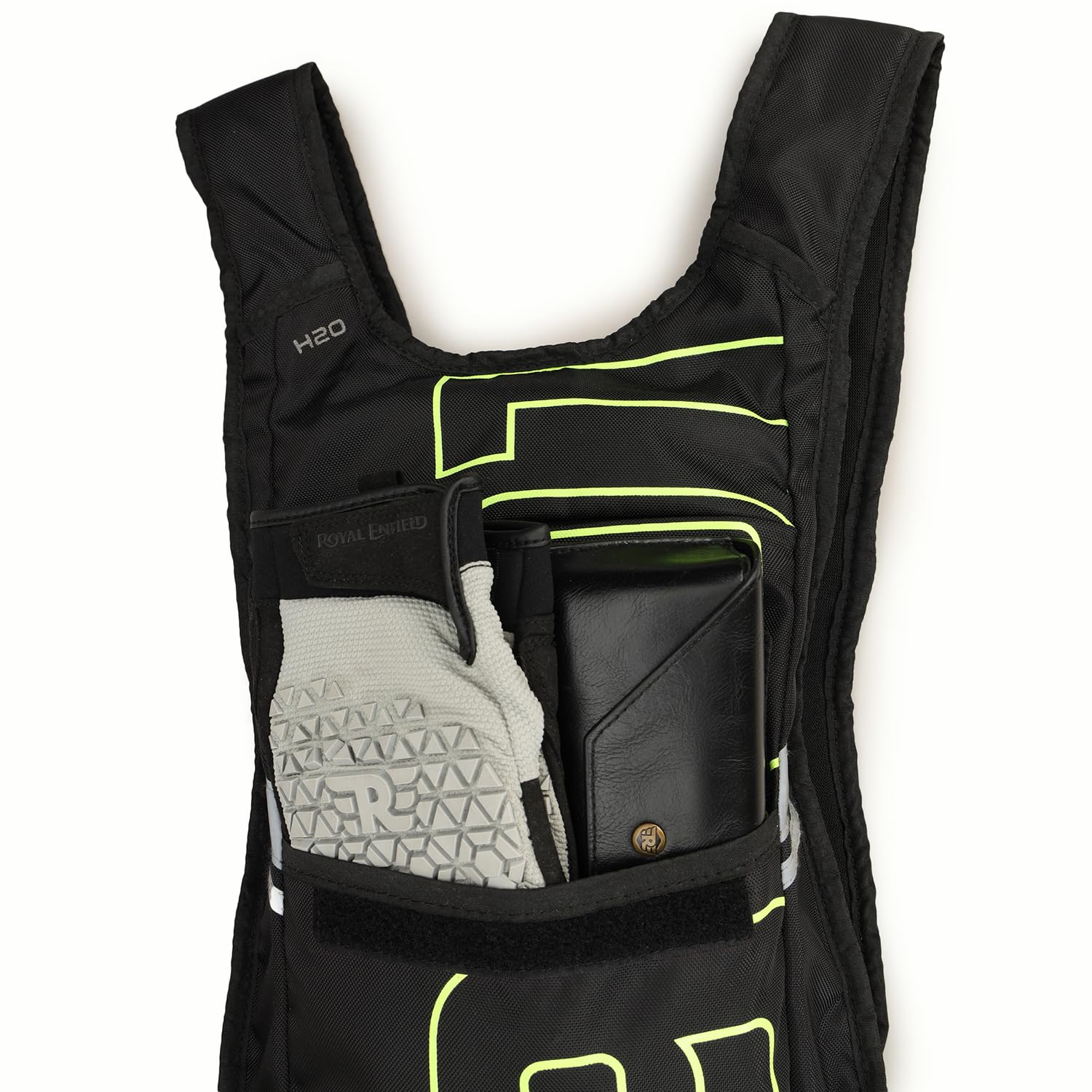 Royal Enfield Water Trail Hydration Bag | Free Size | Black With HI-WIZ