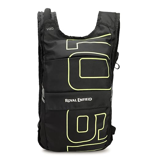 Royal Enfield Water Trail Hydration Bag | Free Size | Black With HI-WIZ