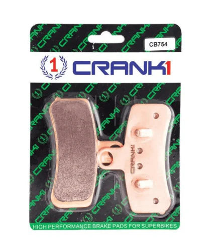 Crank1 Sintered Brake Pads for Harley Super Glide Custom