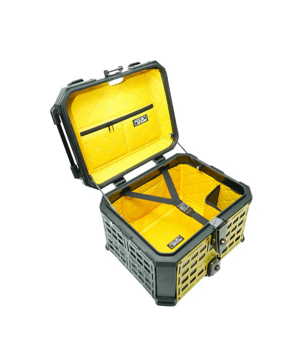 Kolga Bros Adventure Moto Trunk Aluminium Alloy Top Box - Black