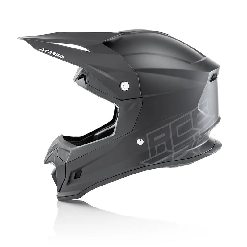 ACERBIS PROFILE 4 Motocross Helmet Gloss Black – ECE 22-05 Certified