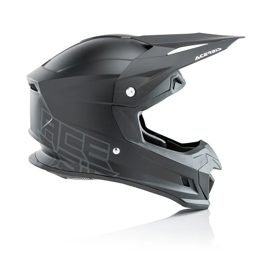 ACERBIS PROFILE 4 Motocross Helmet Gloss Black – ECE 22-05 Certified