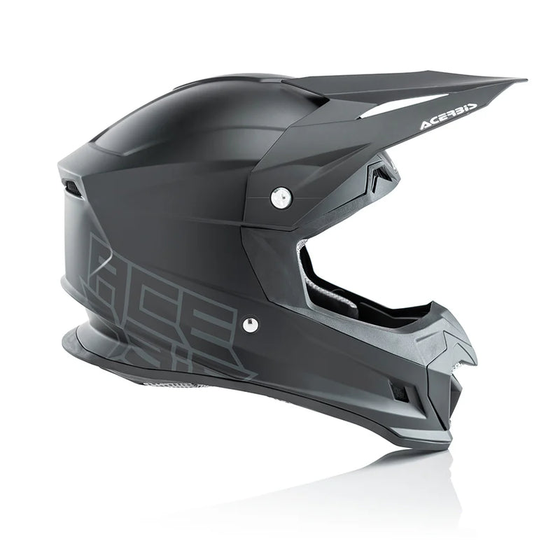 ACERBIS PROFILE 4 Motocross Helmet Gloss Black – ECE 22-05 Certified
